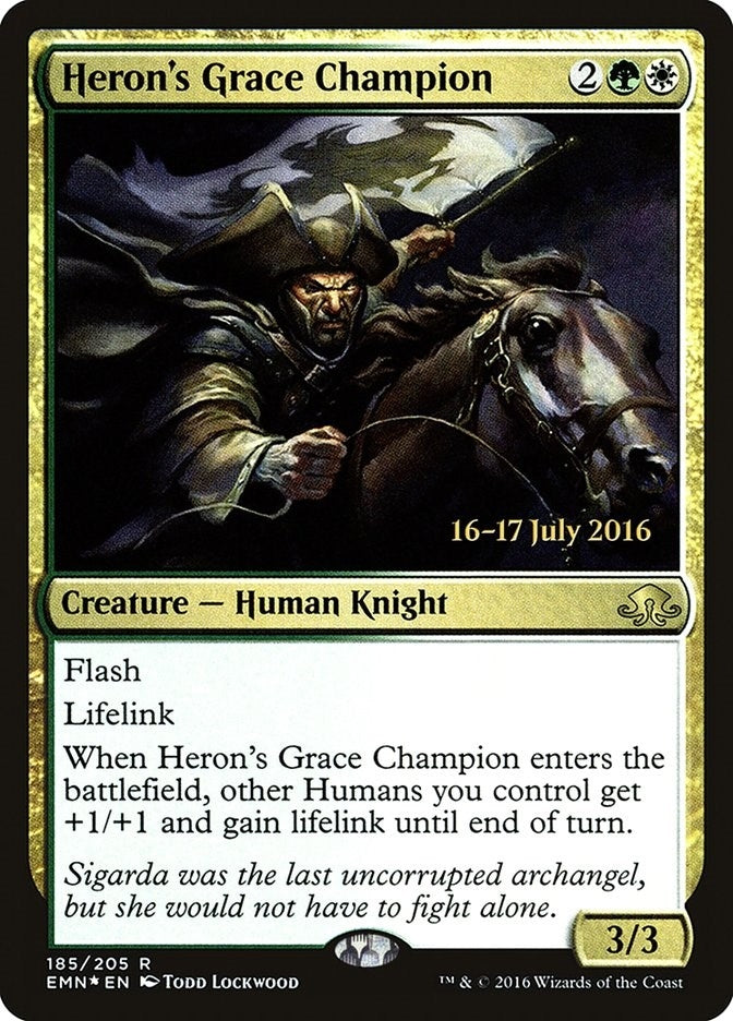 Image for Heron's Grace Champion (185) - Magic: The Gathering