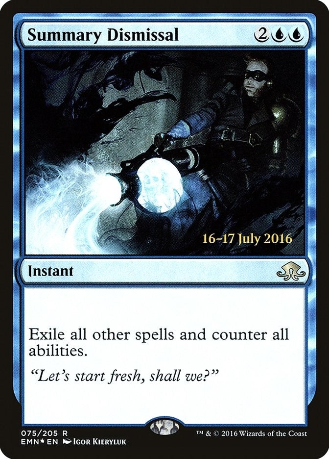 Image for Summary Dismissal (75) - Magic: The Gathering