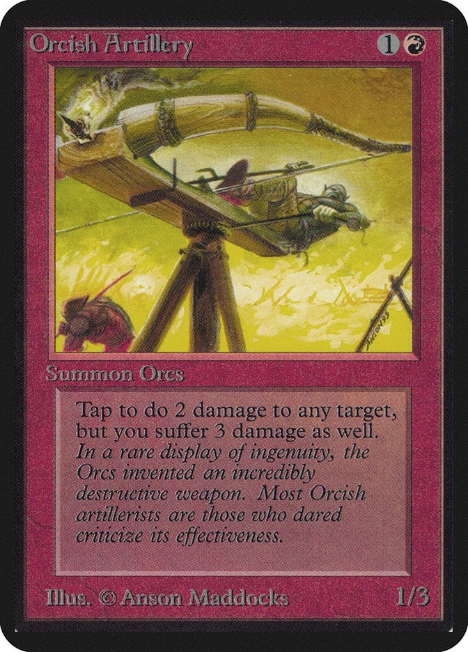 Image for Orcish Artillery - Magic: The Gathering