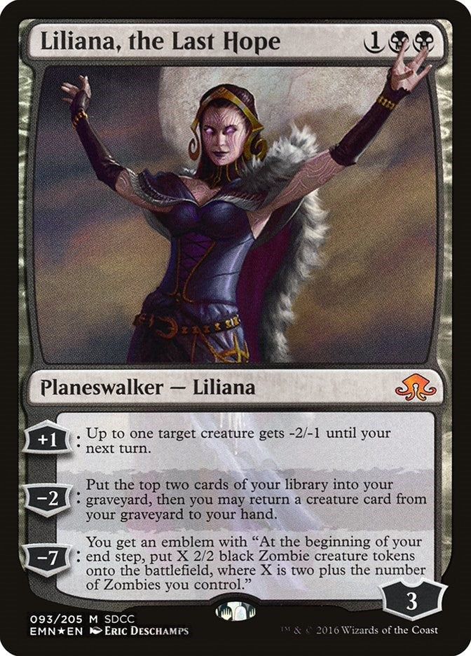 Image for Liliana, the Last Hope (SDCC 2016 Exclusive) (93) - Magic: The Gathering