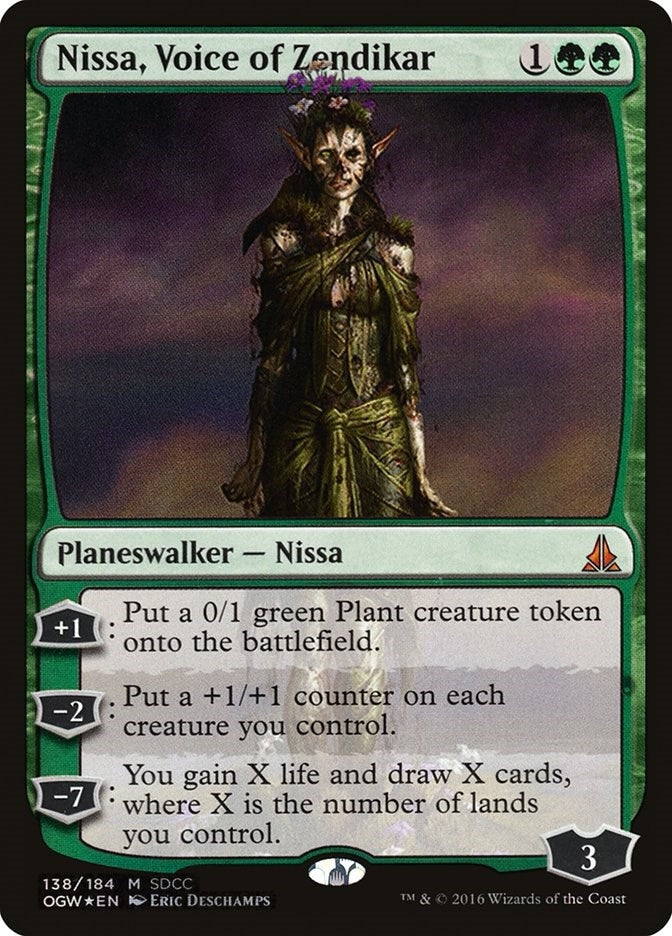 Image for Nissa, Voice of Zendikar (SDCC 2016 Exclusive) (138) - Magic: The Gathering