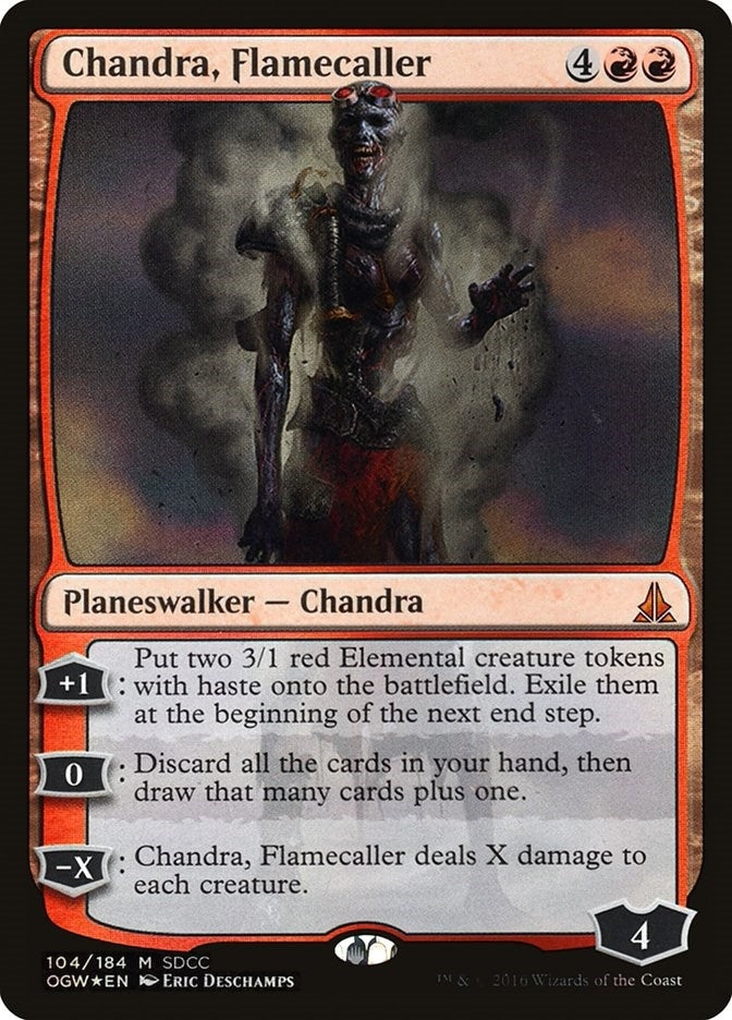 Image for Chandra, Flamecaller (SDCC 2016 Exclusive) (104) - Magic: The Gathering