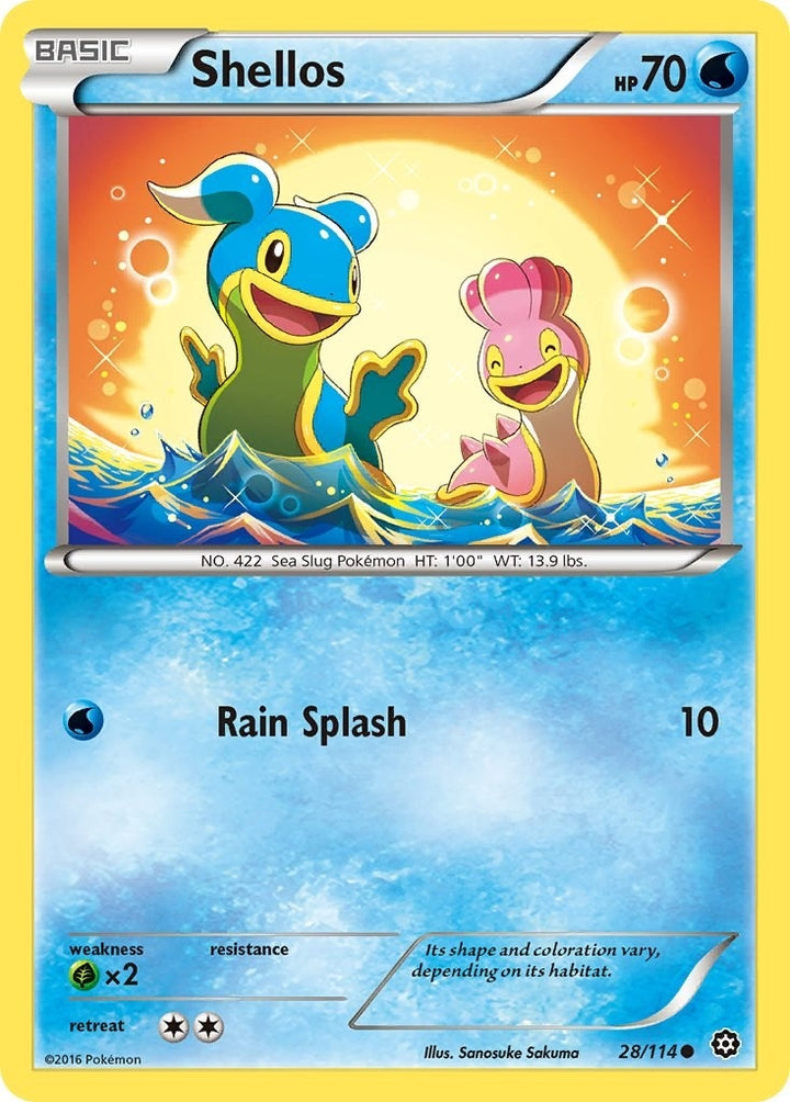 Image for Shellos (28/114) (STS) - Pokemon