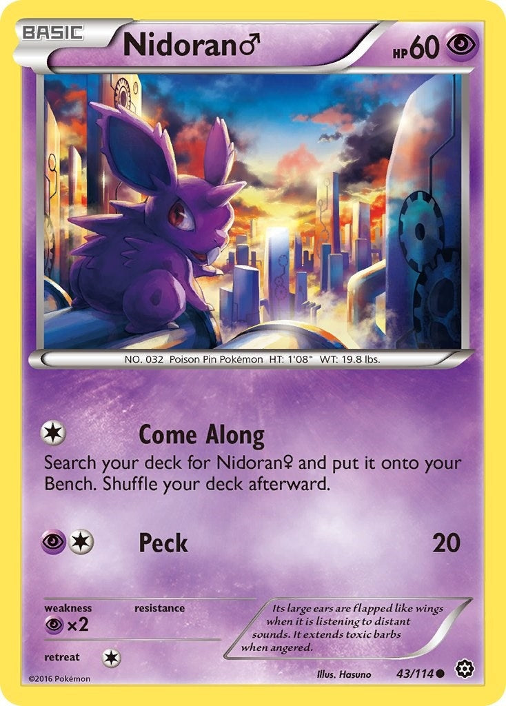 Image for Nidoran M (43/114) (STS) - Pokemon