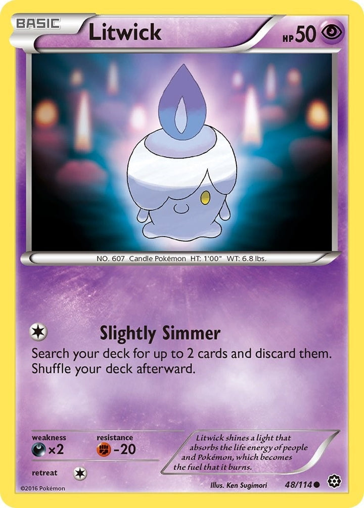 Image for Litwick (48/114) (STS) - Pokemon