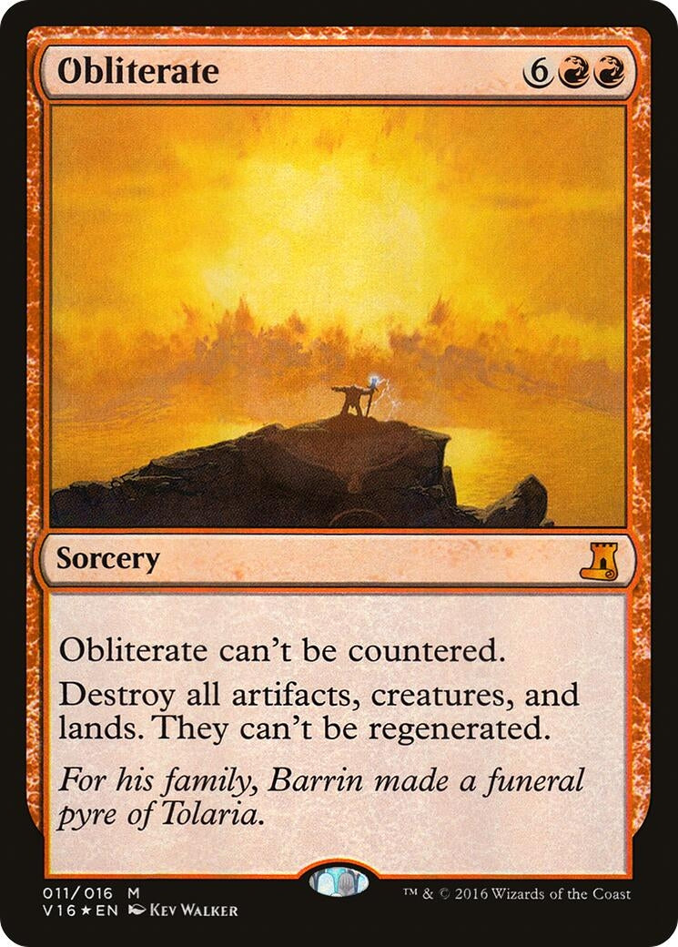 Image for Obliterate (11) - Magic: The Gathering