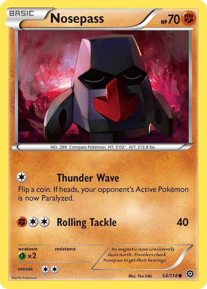 Image for Nosepass (54/114) (STS) - Pokemon