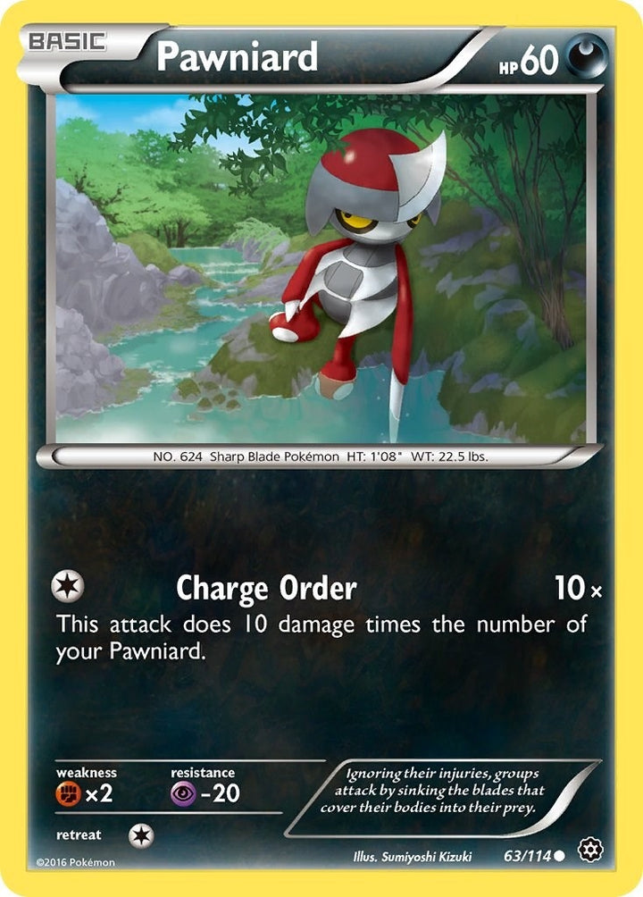 Image for Pawniard (63/114) (STS) - Pokemon