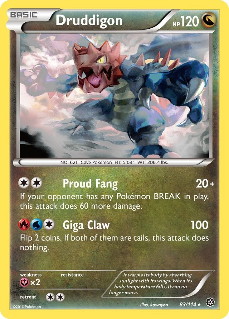 Image for Druddigon (83/114) (STS) - Pokemon