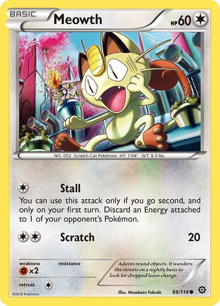 Image for Meowth (88/114) (STS) - Pokemon