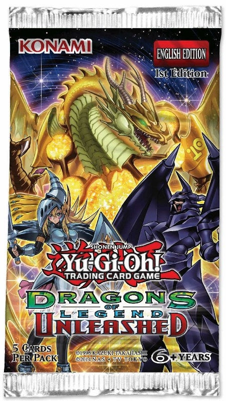 Image for Dragons of Legend: Unleashed Booster Pack - YuGiOh