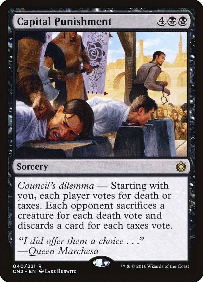 Image for Capital Punishment (40) - Magic: The Gathering