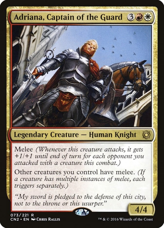 Image for Adriana, Captain of the Guard (73) (CN2) - Magic: The Gathering