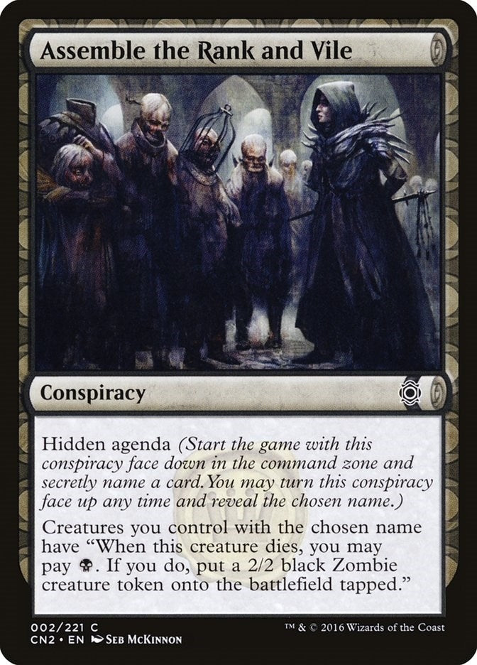 Image for Assemble the Rank and Vile (2) - Magic: The Gathering