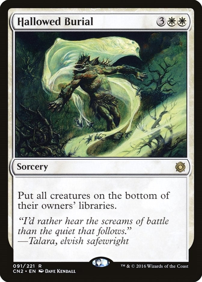 Image for Hallowed Burial (91) - Magic: The Gathering