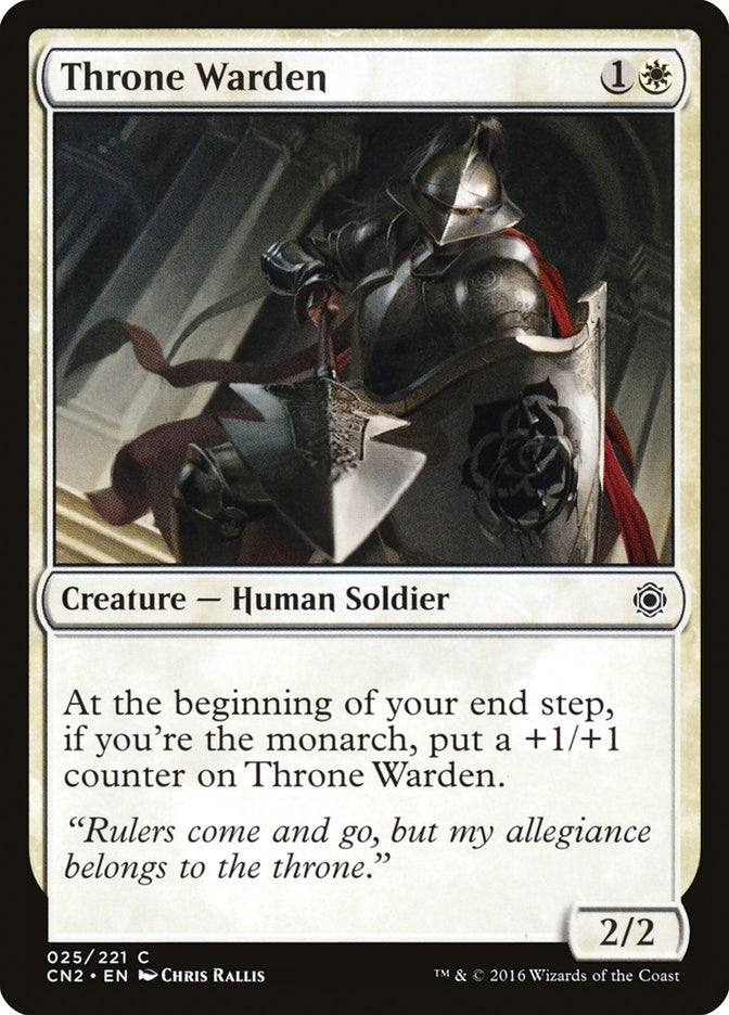 Image for Throne Warden (25) - Magic: The Gathering