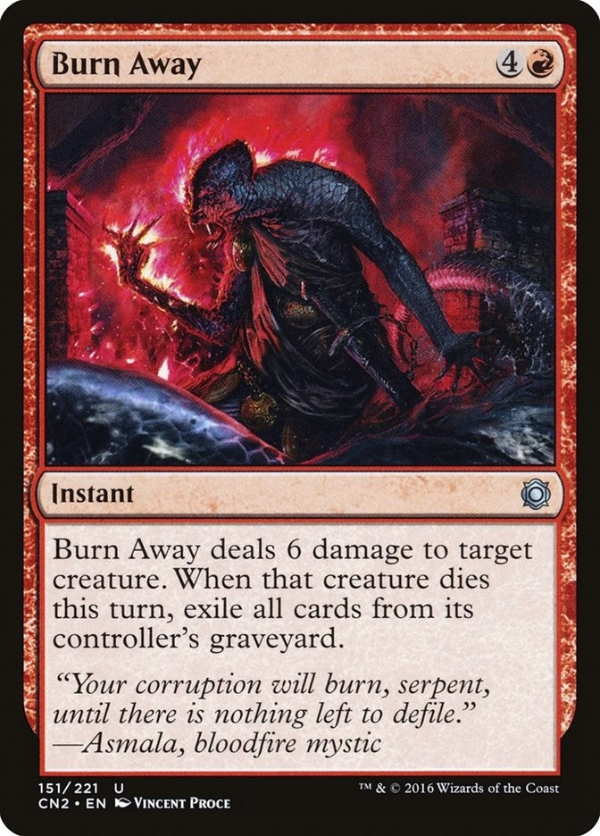 Image for Burn Away (151) - Magic: The Gathering