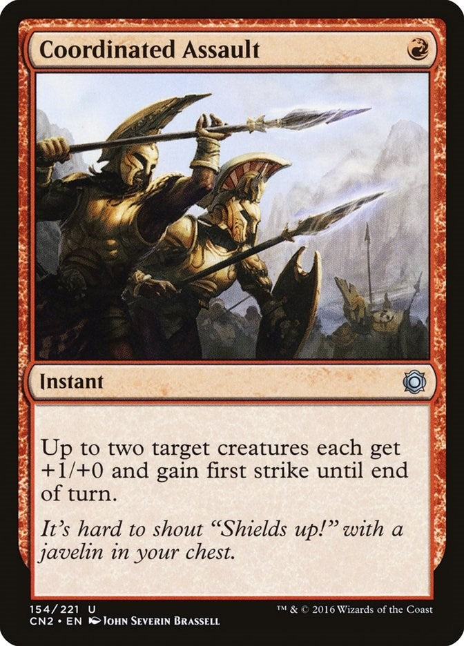 Image for Coordinated Assault (154) - Magic: The Gathering