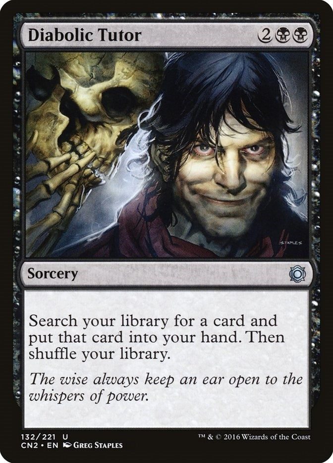 Image for Diabolic Tutor (132) - Magic: The Gathering