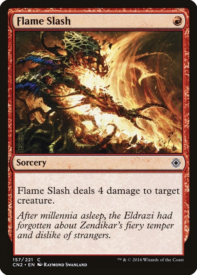 Image for Flame Slash (157) - Magic: The Gathering