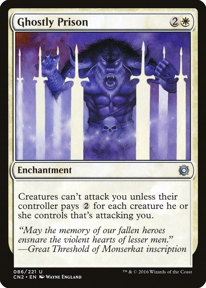 Image for Ghostly Prison (86) - Magic: The Gathering