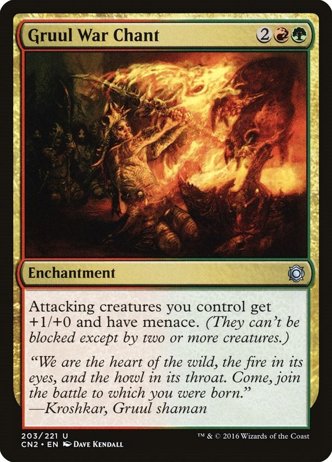 Image for Gruul War Chant (203) - Magic: The Gathering