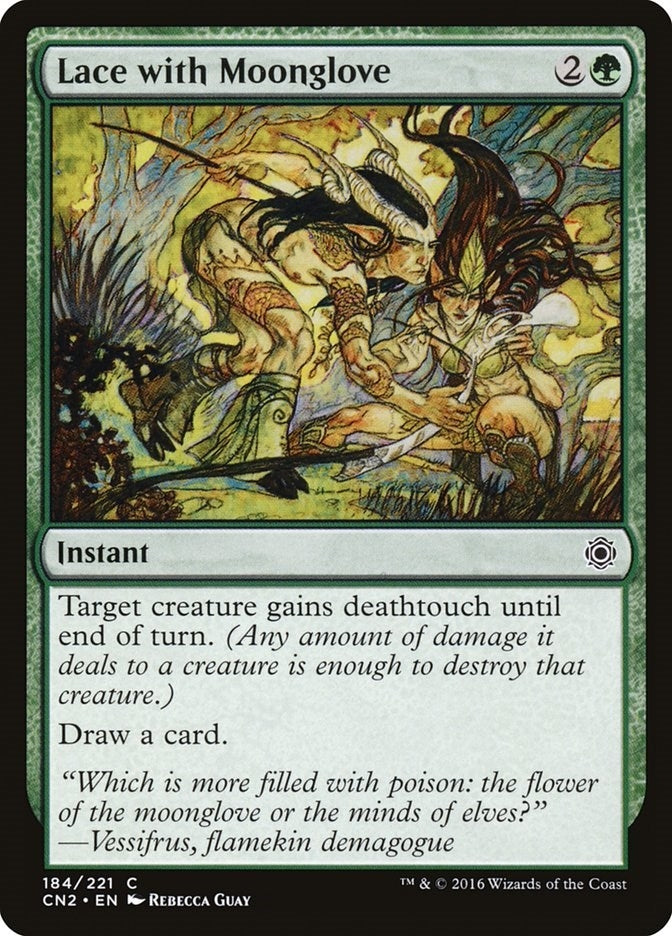Image for Lace with Moonglove (184) - Magic: The Gathering