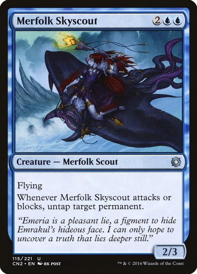 Image for Merfolk Skyscout (115) - Magic: The Gathering