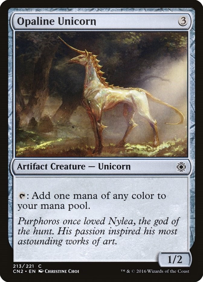 Image for Opaline Unicorn (213) - Magic: The Gathering