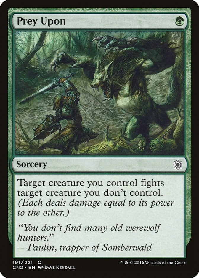 Image for Prey Upon (191) - Magic: The Gathering