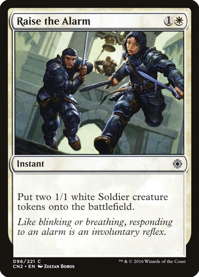 Image for Raise the Alarm (96) - Magic: The Gathering