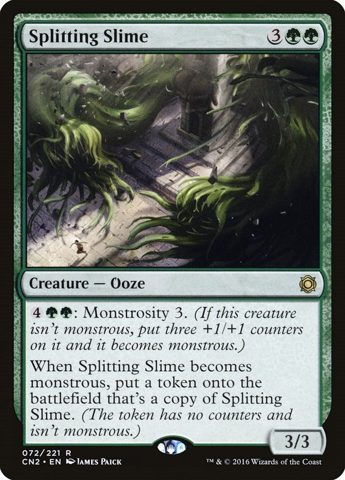Image for Splitting Slime (72) - Magic: The Gathering