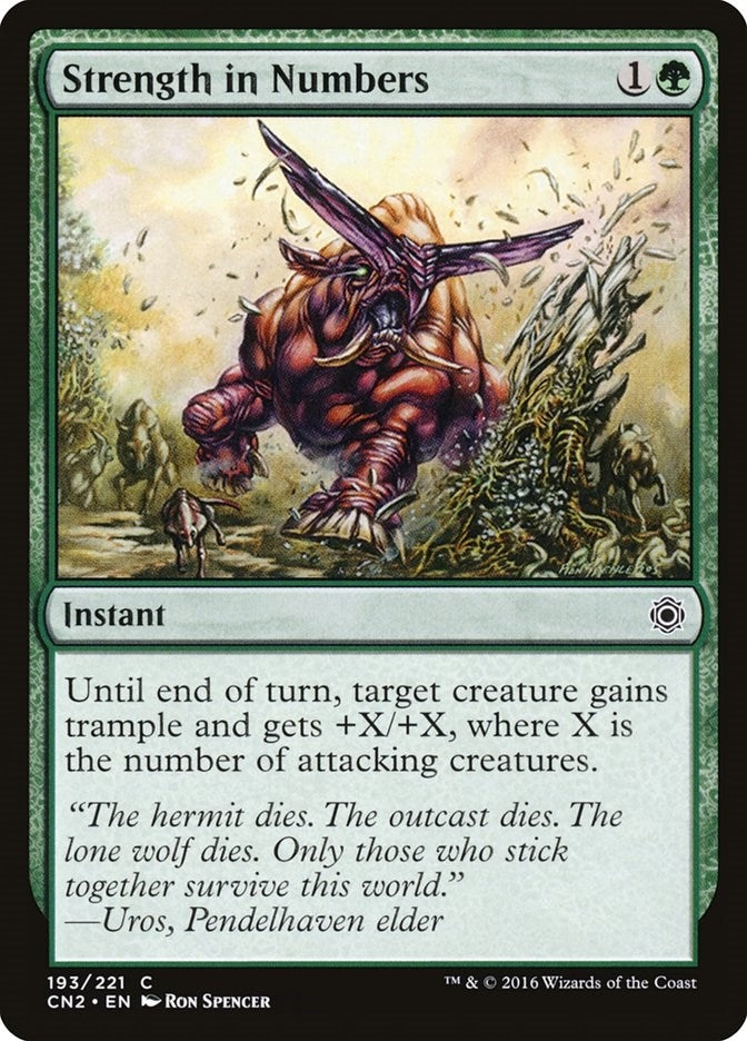 Image for Strength in Numbers (193) - Magic: The Gathering