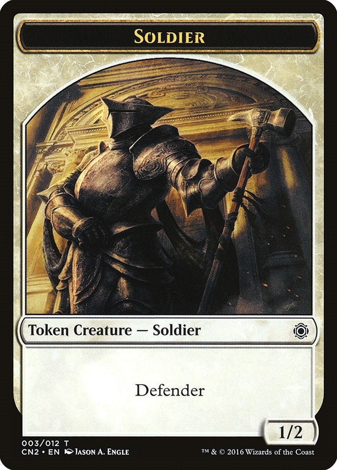 Image for Soldier Token (003) (3) - Magic: The Gathering