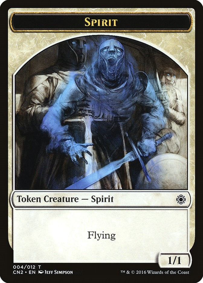 Image for Spirit Token (4) - Magic: The Gathering