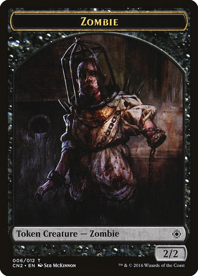 Image for Zombie Token (6) - Magic: The Gathering
