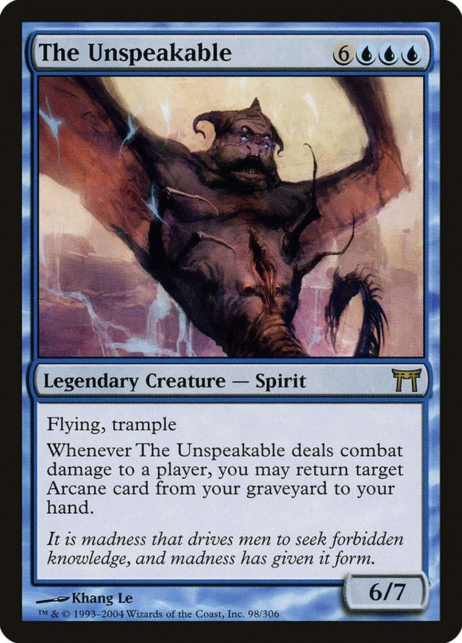 Image for The Unspeakable (98) - Magic: The Gathering
