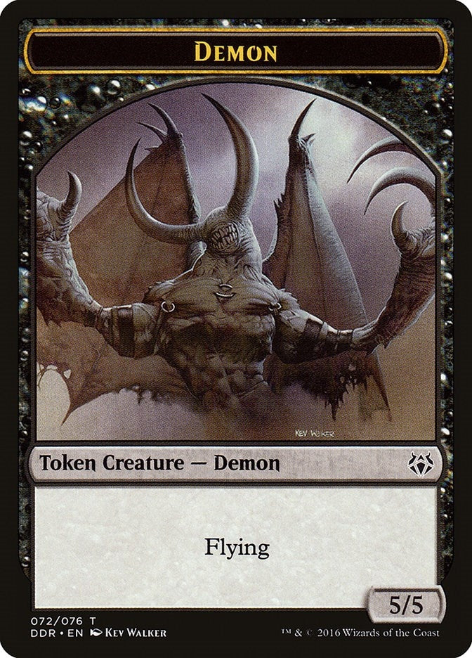Image for Demon Token (72) - Magic: The Gathering