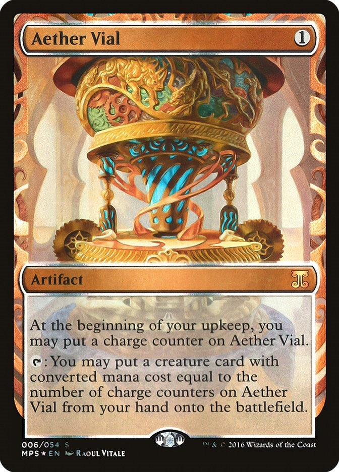 Image for Aether Vial (6) (MPS) - Magic: The Gathering