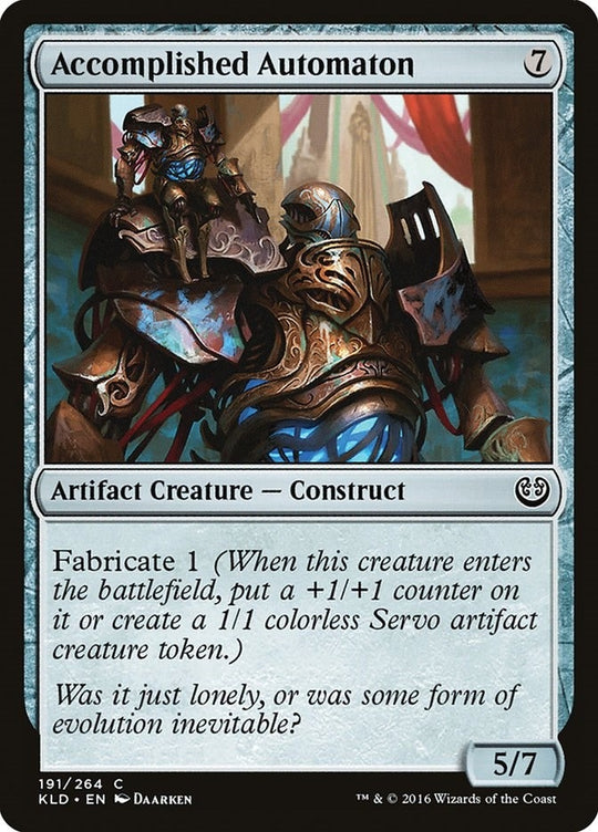 Image for Accomplished Automaton (191) (KLD) - Magic: The Gathering
