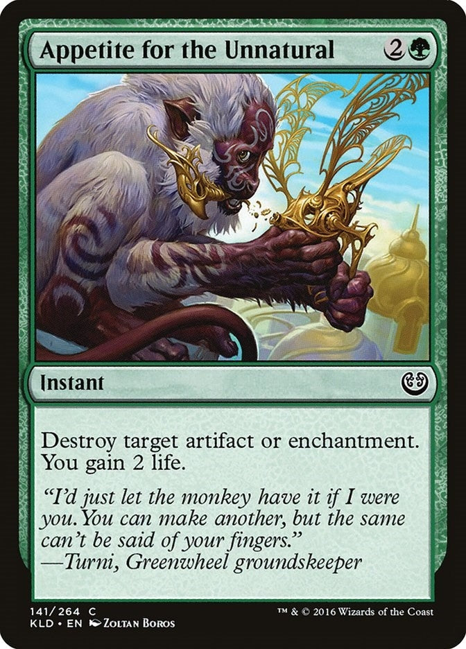 Image for Appetite for the Unnatural (141) (KLD) - Magic: The Gathering