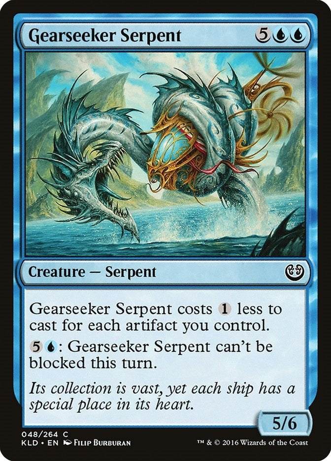 Image for Gearseeker Serpent (48) - Magic: The Gathering