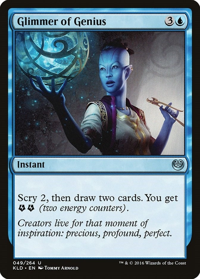 Image for Glimmer of Genius (49) (KLD) - Magic: The Gathering