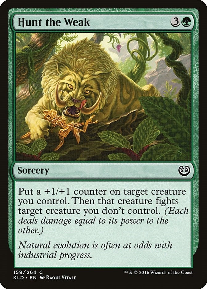 Image for Hunt the Weak (158) (KLD) - Magic: The Gathering