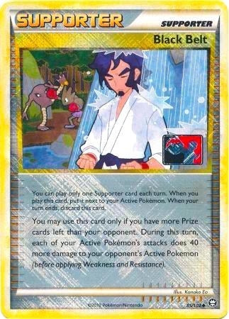 Image for Black Belt - 85/102 (League Promo) (085/102) (PR) - Pokemon