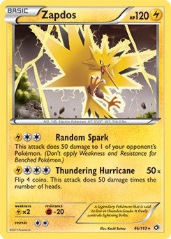 Image for Zapdos - 46/113 (BW Legendary Treasures) (046/113) (PR) - Pokemon
