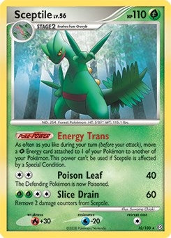 Image for Sceptile - 10/100 (DP Stormfront) (010/100) (PR) - Pokemon