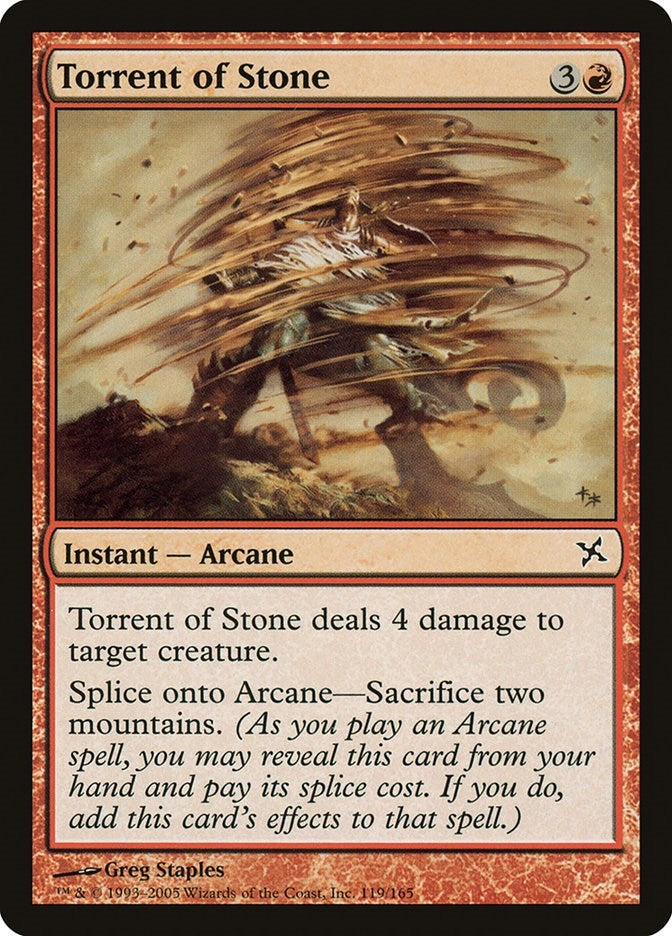 Image for Torrent of Stone (119) - Magic: The Gathering