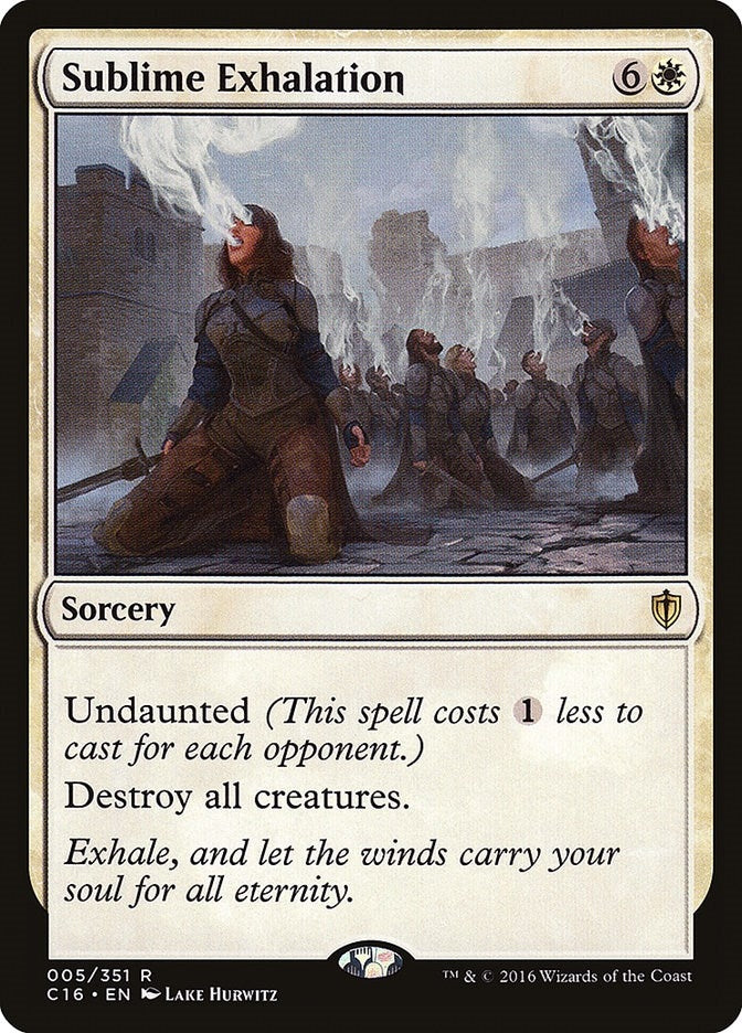 Image for Sublime Exhalation (5) - Magic: The Gathering