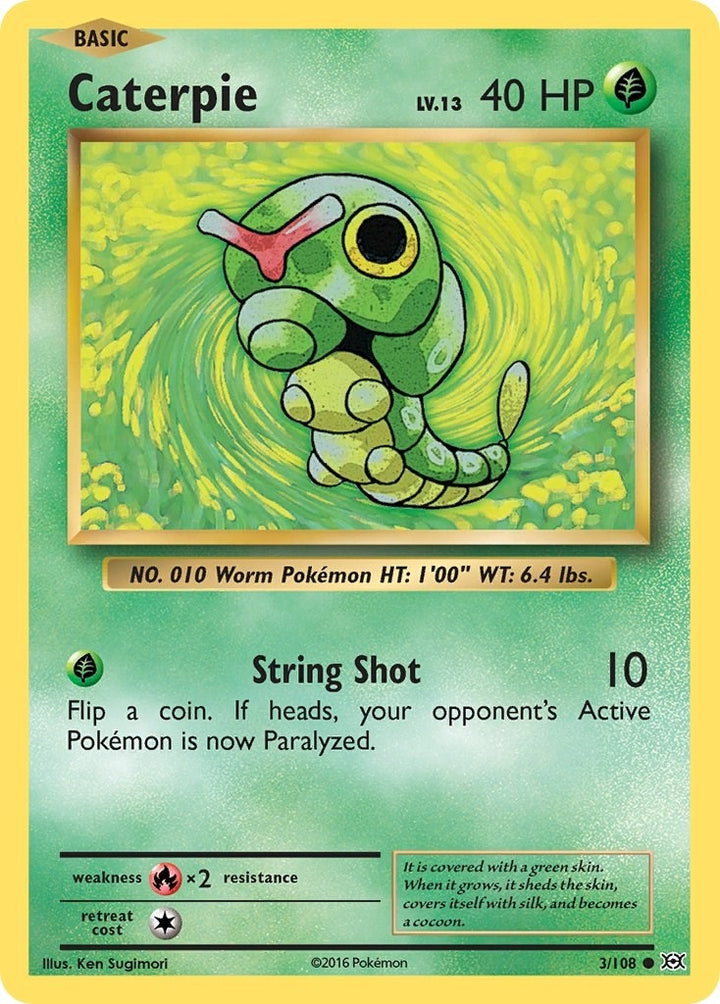 Image for Caterpie (3/108) (EVO) - Pokemon